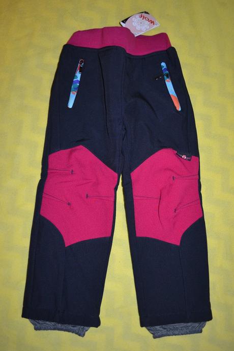 Kvalitní  softshellové kalhoty wolf, wolf,86 / 92