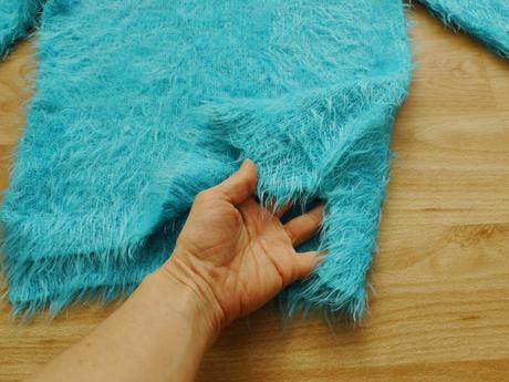 Tyrkysovy svetrik s chloupkem 110/116, kids,110