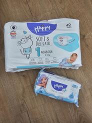Vlhčené ubrousky Bella Baby Happy Aqua Care