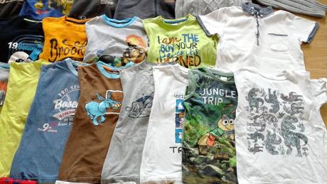 Balík mix věcí na kluka vel.110-128 jaro/léto/podz, 104–116