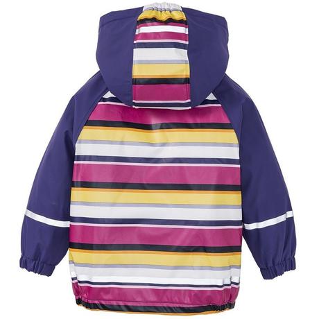 Fialová pruhovaná bunda lupilu nepromokavá, lupilu,122 / 128