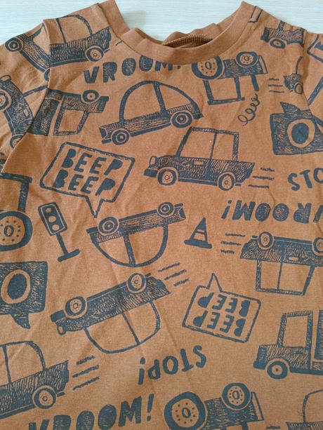 Hnědé tričko s auty 104 george, george,104