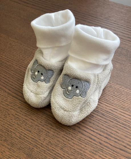 Kojenecké ponožky - bačkorky se slonem, 17