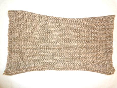 Nádherný zlatohnědý zimní tunel - nákrčník, h&m