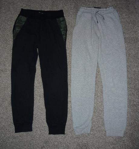 2x tepláky vel 140-146 h&m,cena za oboje, h&m,140