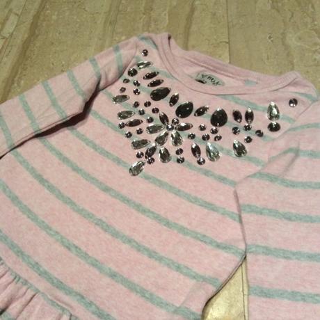 Mikinové šaty s kamínky zn. next, next,104