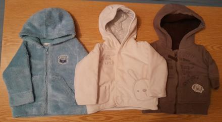 Dětské mikiny, vel. 62-68, 6 kusů, marks & spencer,68