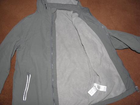 Šusťáková bunda s fleecem zn. f&f vel.128/134, f&f,128