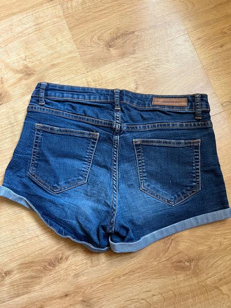 Džínové kraťasy, šortky amisu, 36