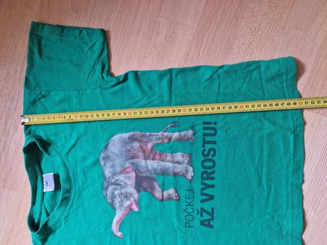 Tričko s kr.rukávem zelené slon zoo praha, 122