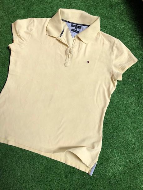 Žluté polo tríčo, tommy hilfiger,m
