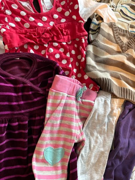 Balíček oblečení 3-6 měsíců, 68–80