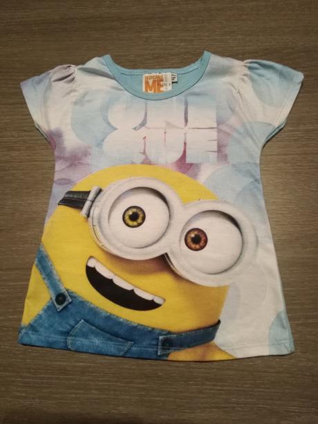 Modré triko s mimoněm, c&a,92