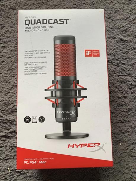 Hyperx quadcast usb mikrofon, 