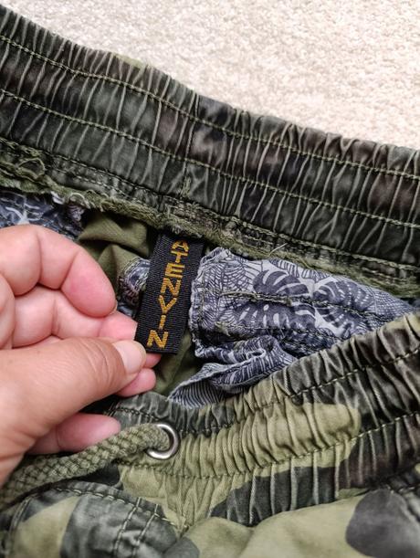 Maskáčové jogger pláťáky/kapsáče vel. 158/164, 158
