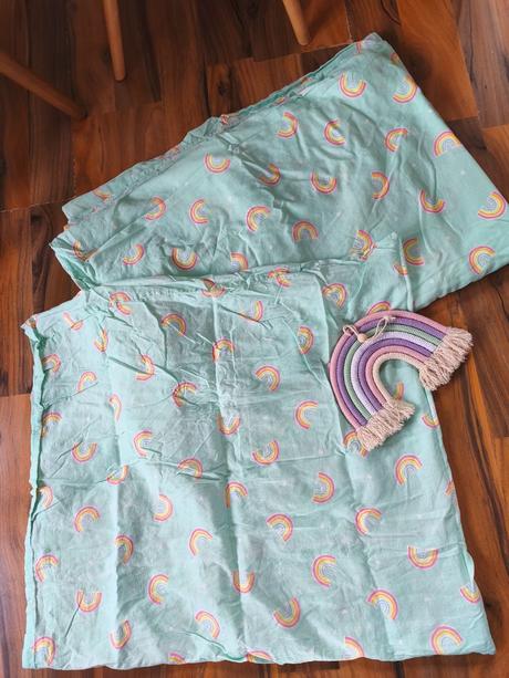 Mint povlečení s duhou, šířka (cm): 140,délka (cm): 190