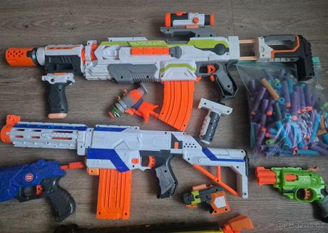 Set nerf pistolí- 6 ks,