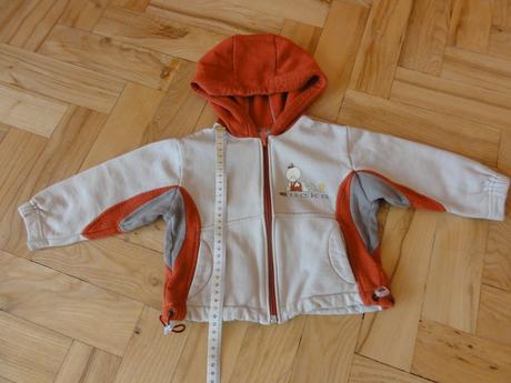 Tepláková souprava oranžovobéžová, 74