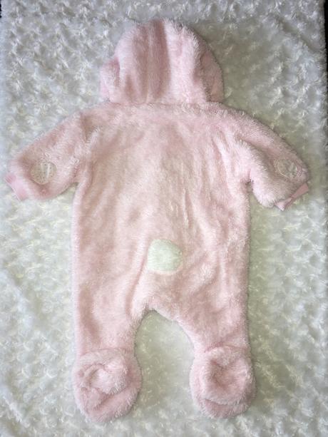 Růžový chlupatkový overal/kombinéza f&f, f&f,56