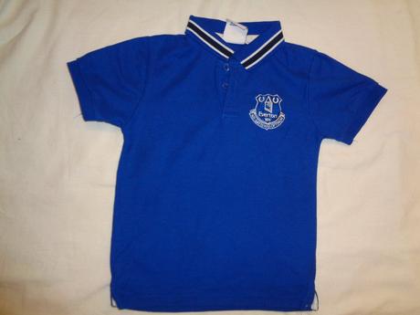 Tmavě modré tričko s límečkem 104/110, 104