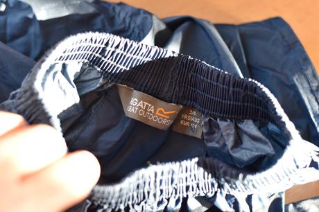 Šusťákové kalhoty vel. 3 - 4 roky, regatta,104