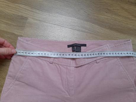 Krásné starorůžové kalhoty zara, zara,38