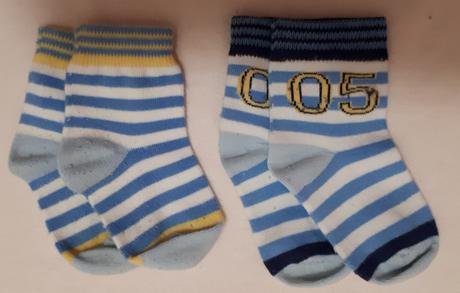 Ponožky, ponožtičky, 2 páry - vel.19/20, zn.f&f, f&f,19
