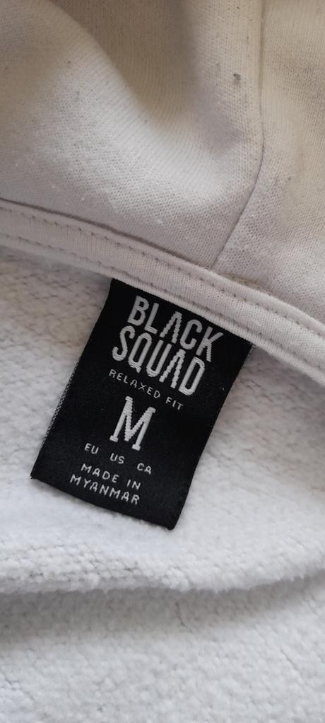 Black squad mikina s oboustranným potiskem, new yorker,m