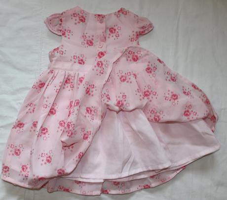 Bf247. růžičkové šifónové šaty 3-6 měs., george,68