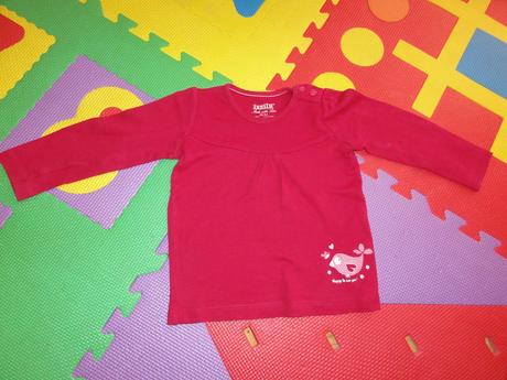 2 trička s ptáčky vel.86/92, lupilu,86