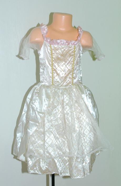 Karnevalové zlatě zdobené šaty princezna, 