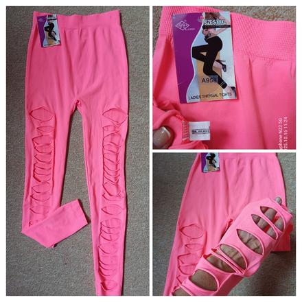 Legíny neón zn."elevek" vel."s-xl", 