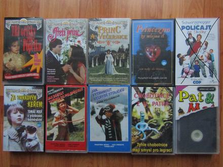 Vhs kazety originál,film,pohádky + muzikál,