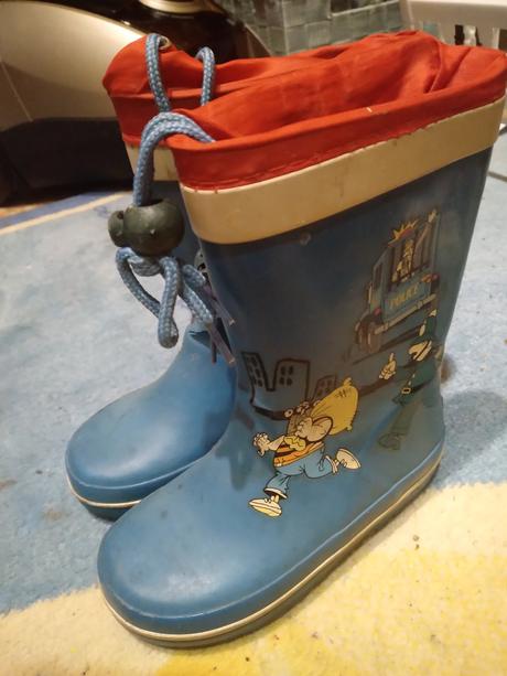 Klučičí gumáky policie vel. 24, vnit.stélka 15 cm, 24