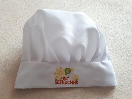 Dětská kuchařská čepice - malý šéfkuchař (3-5let),