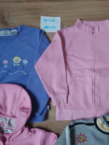 4 x mikina, vel 110/116, 110