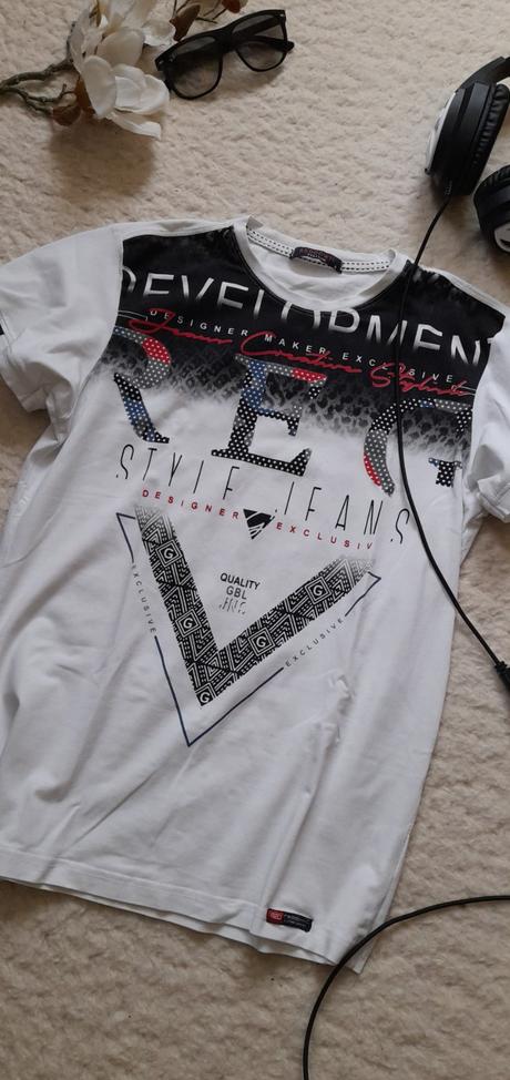 Red down juniorské stylové tričko, s