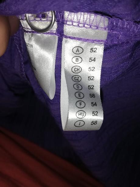 Fialová halenka vel.52, 52