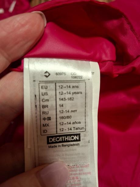 Nepromokavá bunda, quechua,146