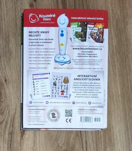 Anglický obrázkový slovník - kouzelné čtení albi,