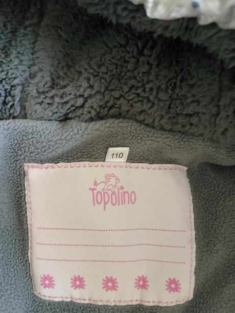 Dívčí zimní bunda / kabátek topolino vel. 110, topolino,110