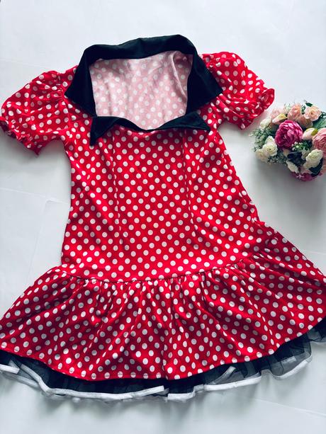 An5/ kostým minnie dámský - v.cca xs,