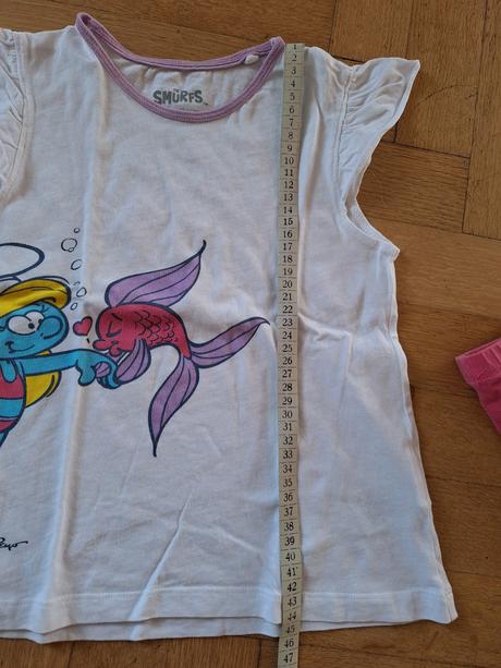 Pyžamo šmoulové smurfs vel. 122 / 128, lupilu,122