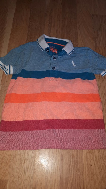 Pruhované polo tričko 98, f&f,98