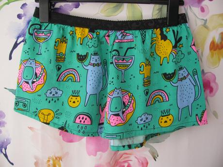 Dámské pyžamové trenýrky na spaní, l