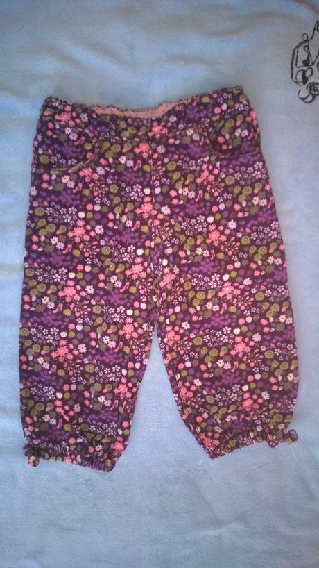 Tenké manžestrové kalhoty podšité bavlnou, ham, 86, h&m,86