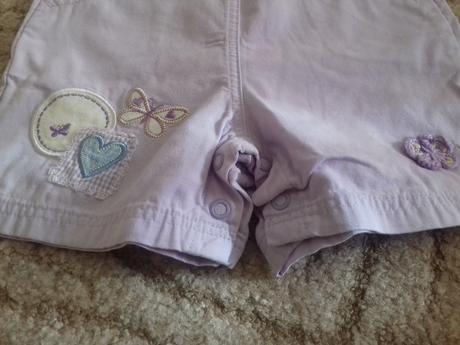 Kraťásky s kšandami na miminko, 62