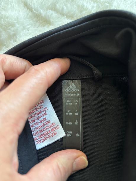 K6/ mikina černá zn. adidas - v.11/12 let, adidas,152