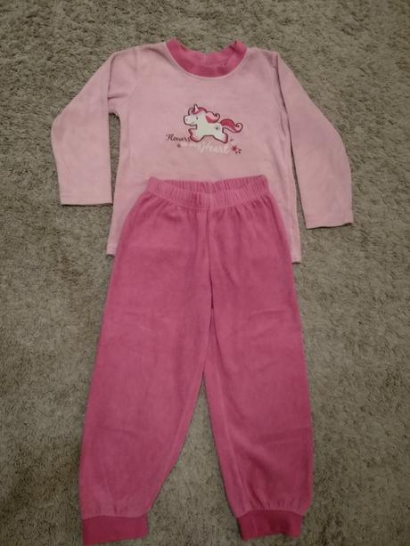 Teplé sametové pyžamo, lupilu,98