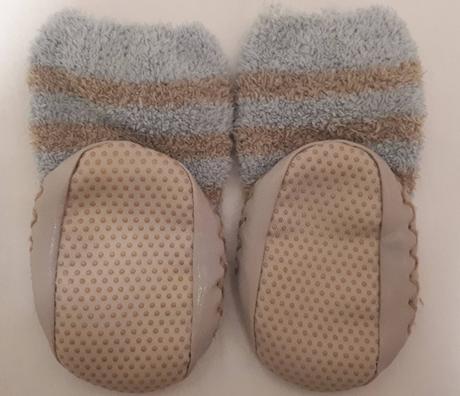 Dětské froté ponožky s protiskluzem, vel.74/80, 22